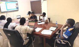 Participants undergoing orientation at the YMCA Headquarters